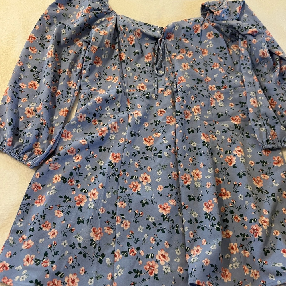Abercrombie & Fitch Blue Floral Blouse